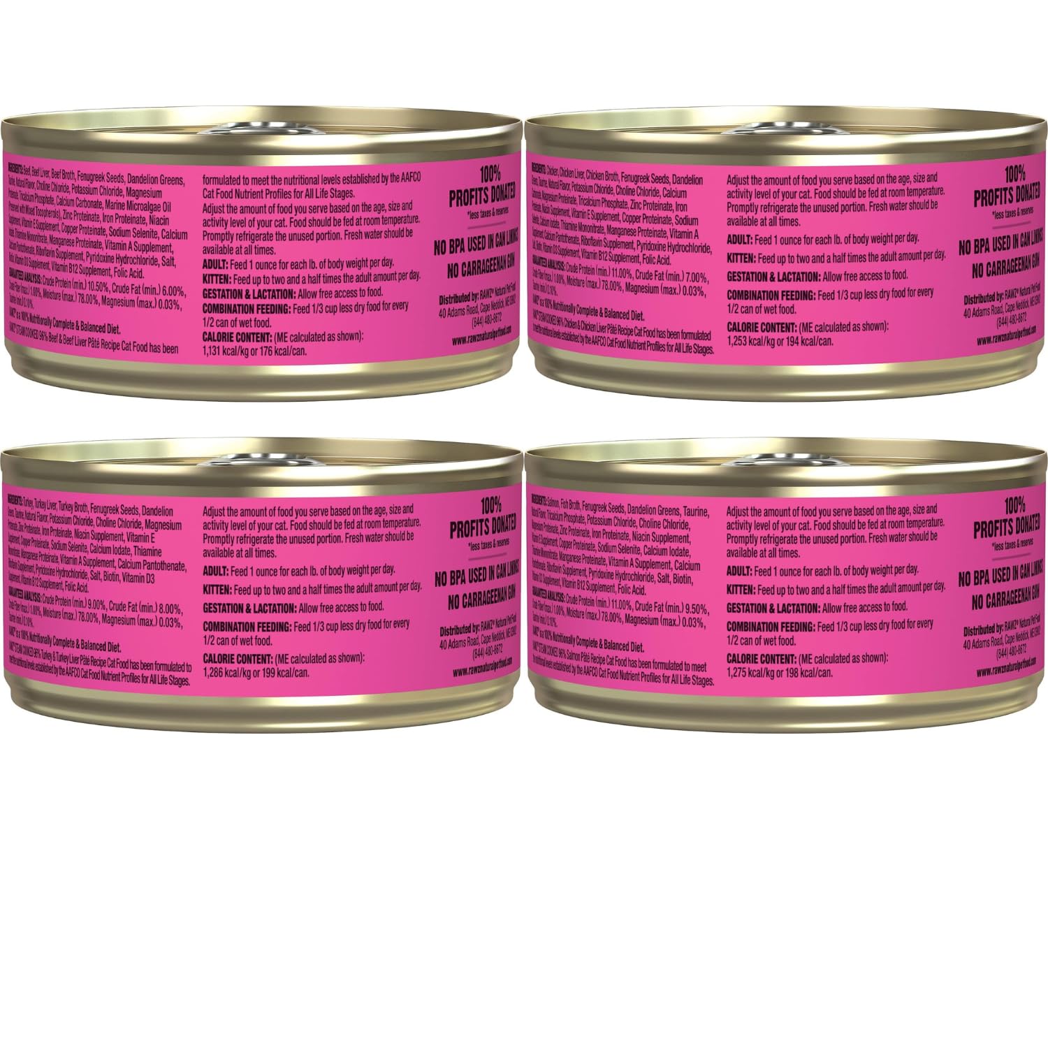 Rawz pack de 12 conserves mettant en avant variété de saveurs pour choix