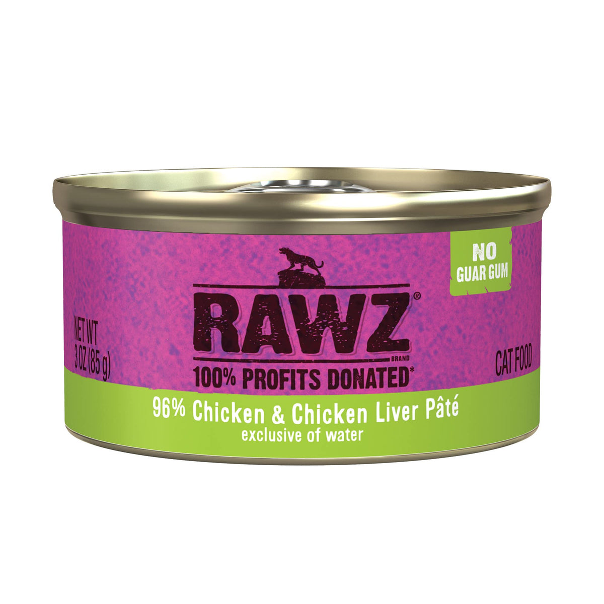 RAWZ boîte face visible montrant formulation naturelle et avantage nutritif