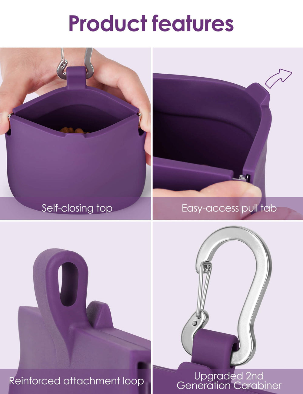 RBibei comparaison taille à la main et ceinture illustrant port pratique