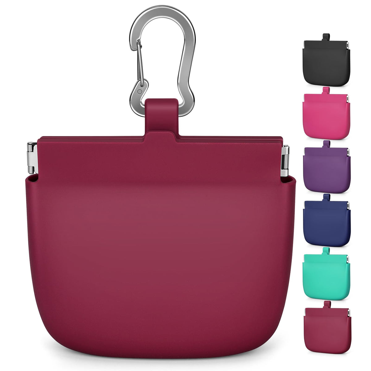 RBibei pochette devant rouge montrant design compact et accès facile