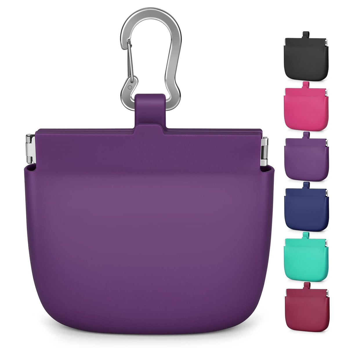 RBibei pochette face avant violet montrant design compact et accès rapide