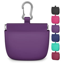 RBibei pochette face avant violet montrant design compact et accès rapide