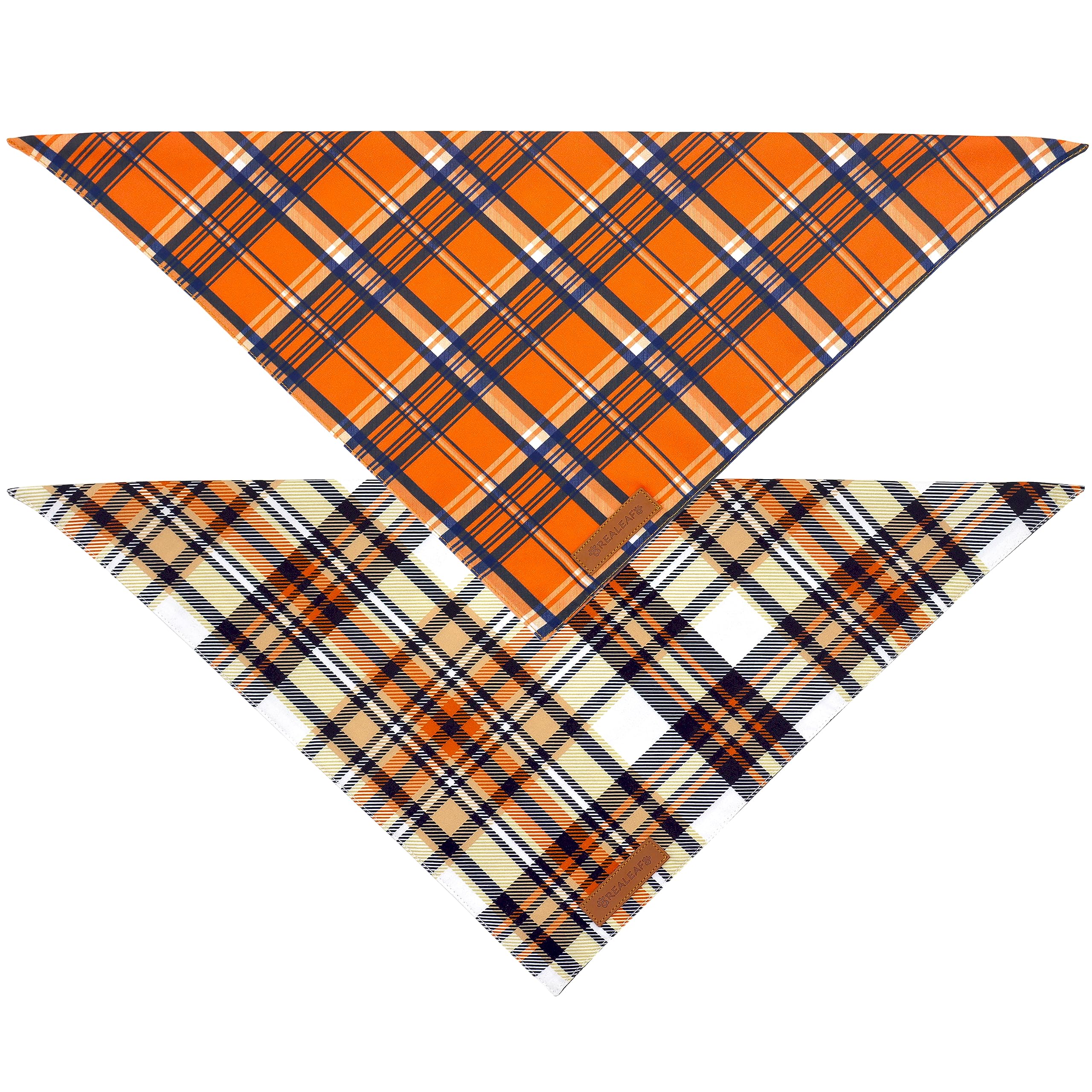 Realeaf petit chien portant le bandana, style festif pour Halloween et Thanksgiving