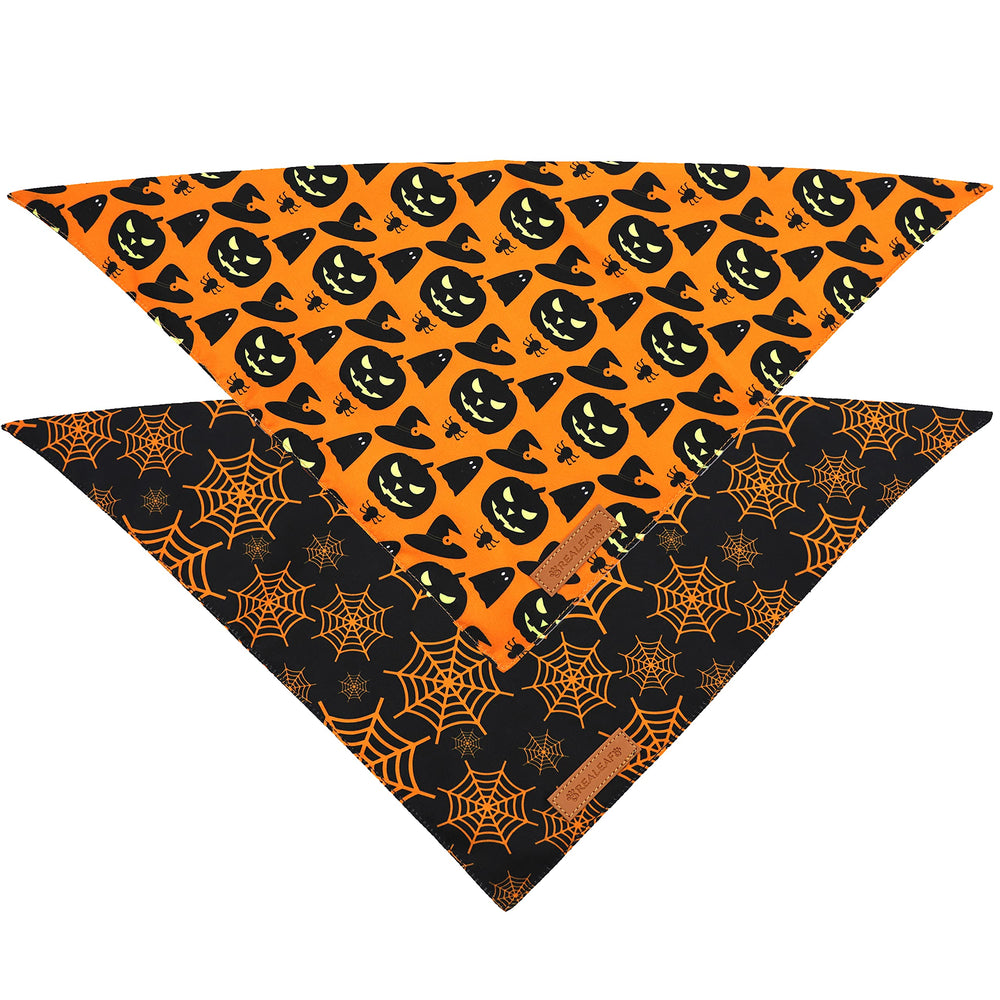 Realeaf bandana gros plan toile d'araignée montrant les détails et la durabilité