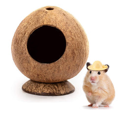 Rebecca online vue avant de la maisonnette coco, abri sûr pour hamster