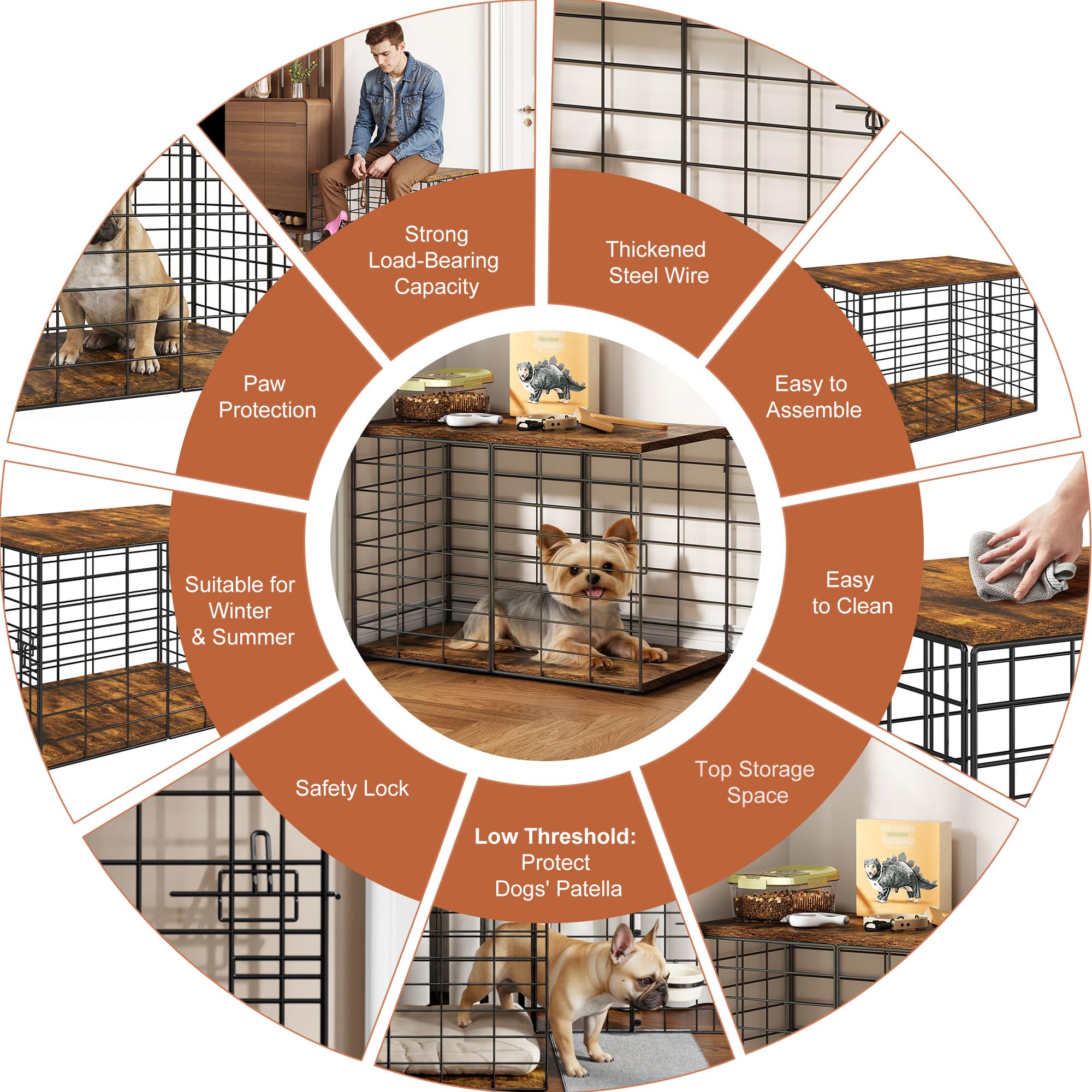 rechgosh coin salon décoré intégrant la cage comme meuble élégant