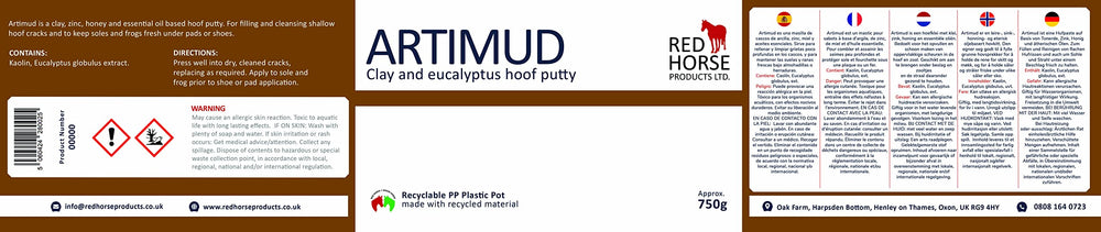 Red Horse Artimud scène de stable démontrant usage pratique et prévention