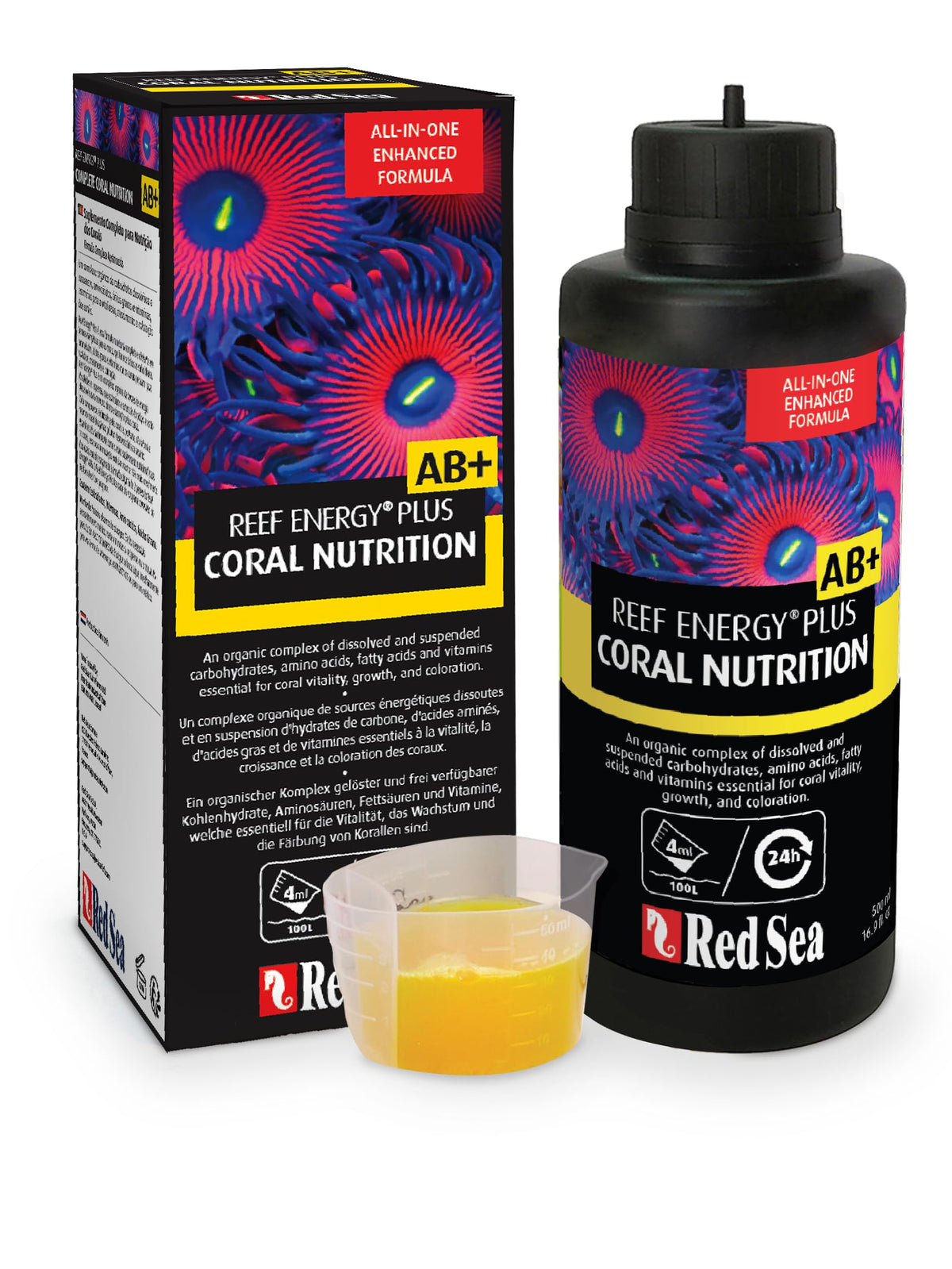 Red Sea bouteille 250 ml montrant l'emballage et le format pratique