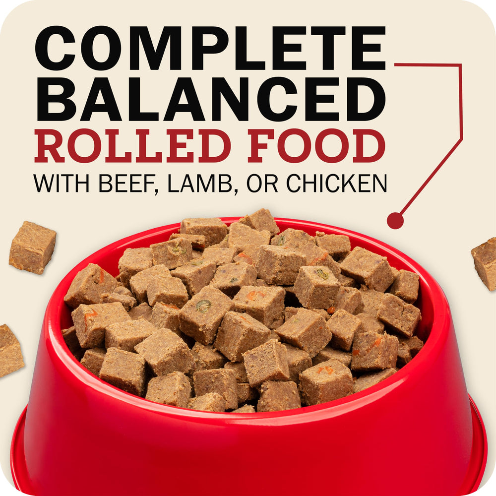 Redbarn rouleau présenté sur croquettes pour rehausser repas