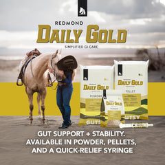 REDMOND Daily Gold poudre mélangée au fourrage pour administration pratique et appétence