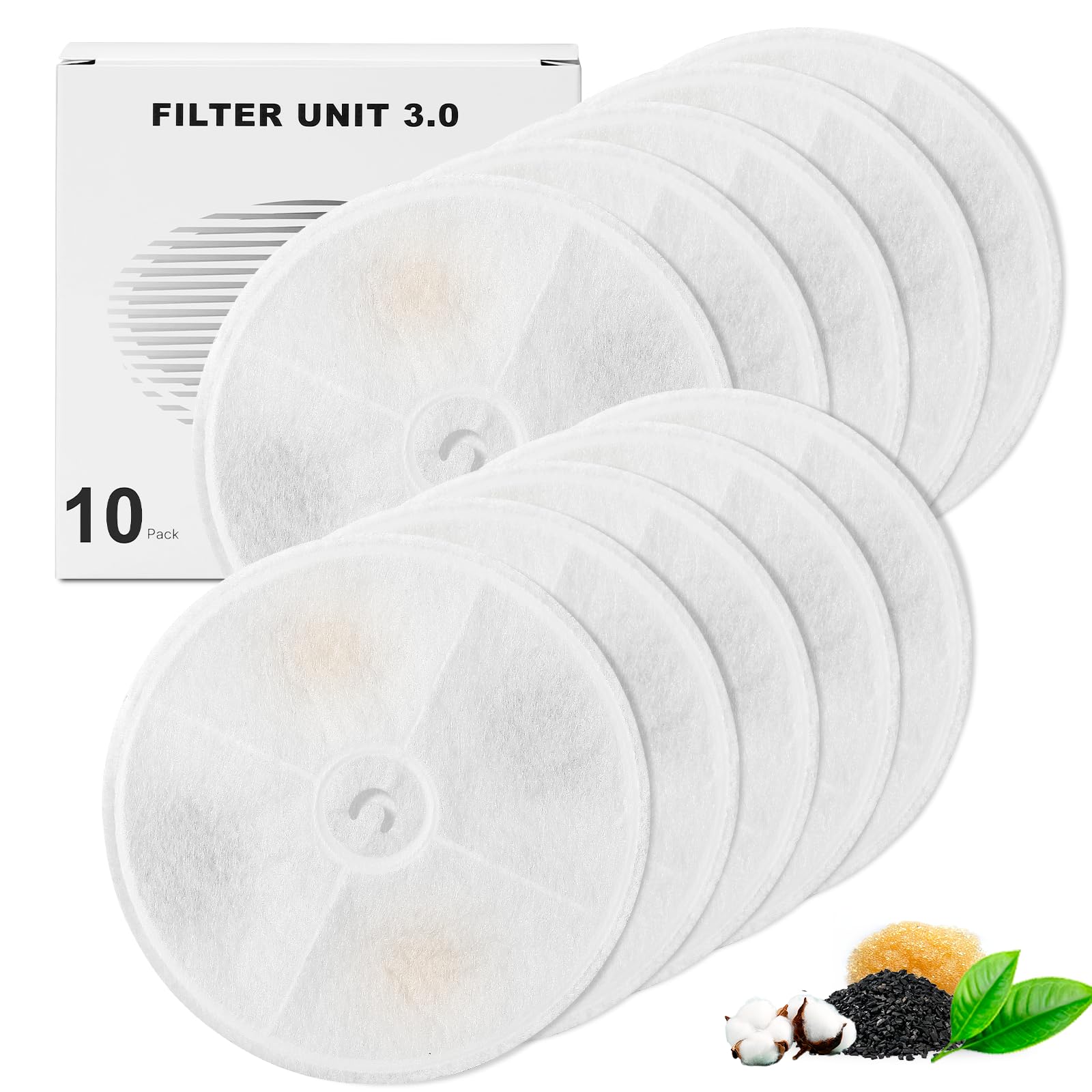 Redoso face du paquet de 10 filtres montrant contenu et compatibilité