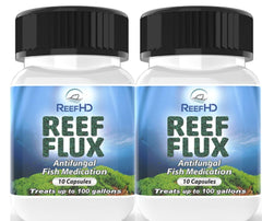 ReefHD Reeflux emballage avant montrant flacon et informations, aide au dosage sûr