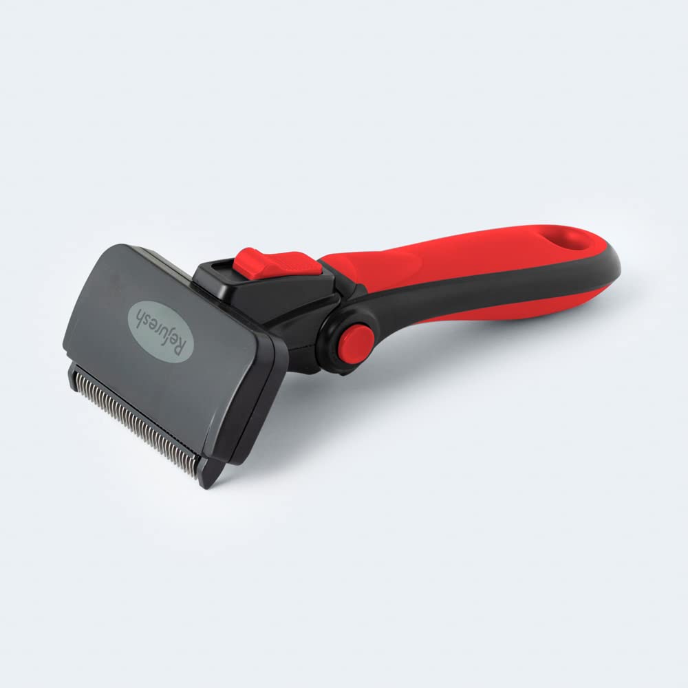 Refuresh brosse comparaison avec main montre taille M adaptée à animaux moyens