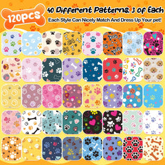 Reginary bandana porté par chien illustrant confort et maintien ajustable pour les promenades