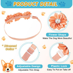 Reginary gros plan sur les fleurs et strass imitation diamant brillants