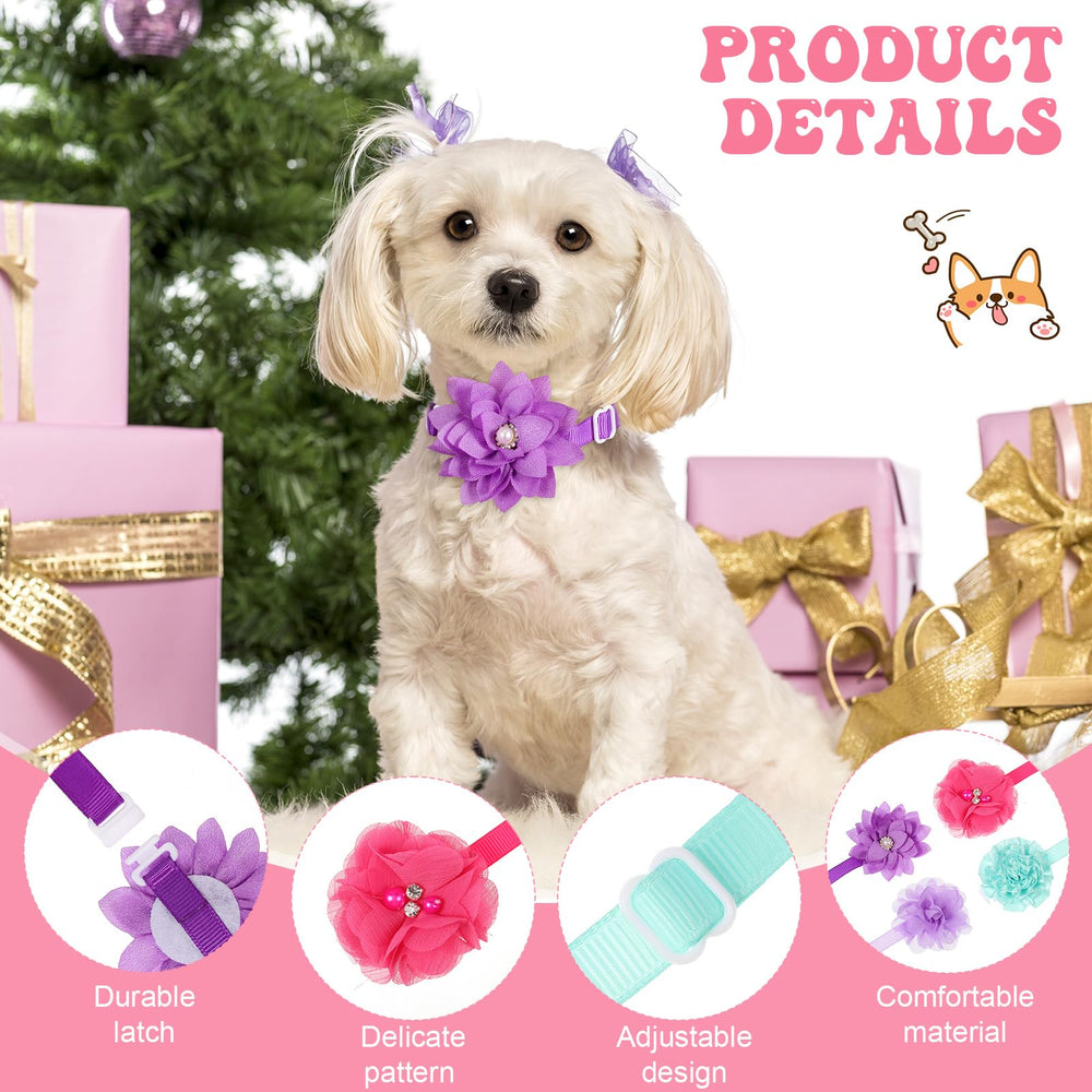 Gros plan Reginary sur fleur en chiffon doux pour confort du chien