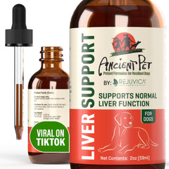 Rejuvica Health flacon Pet Liver face montrant l'emballage et l'identité produit pour confiance