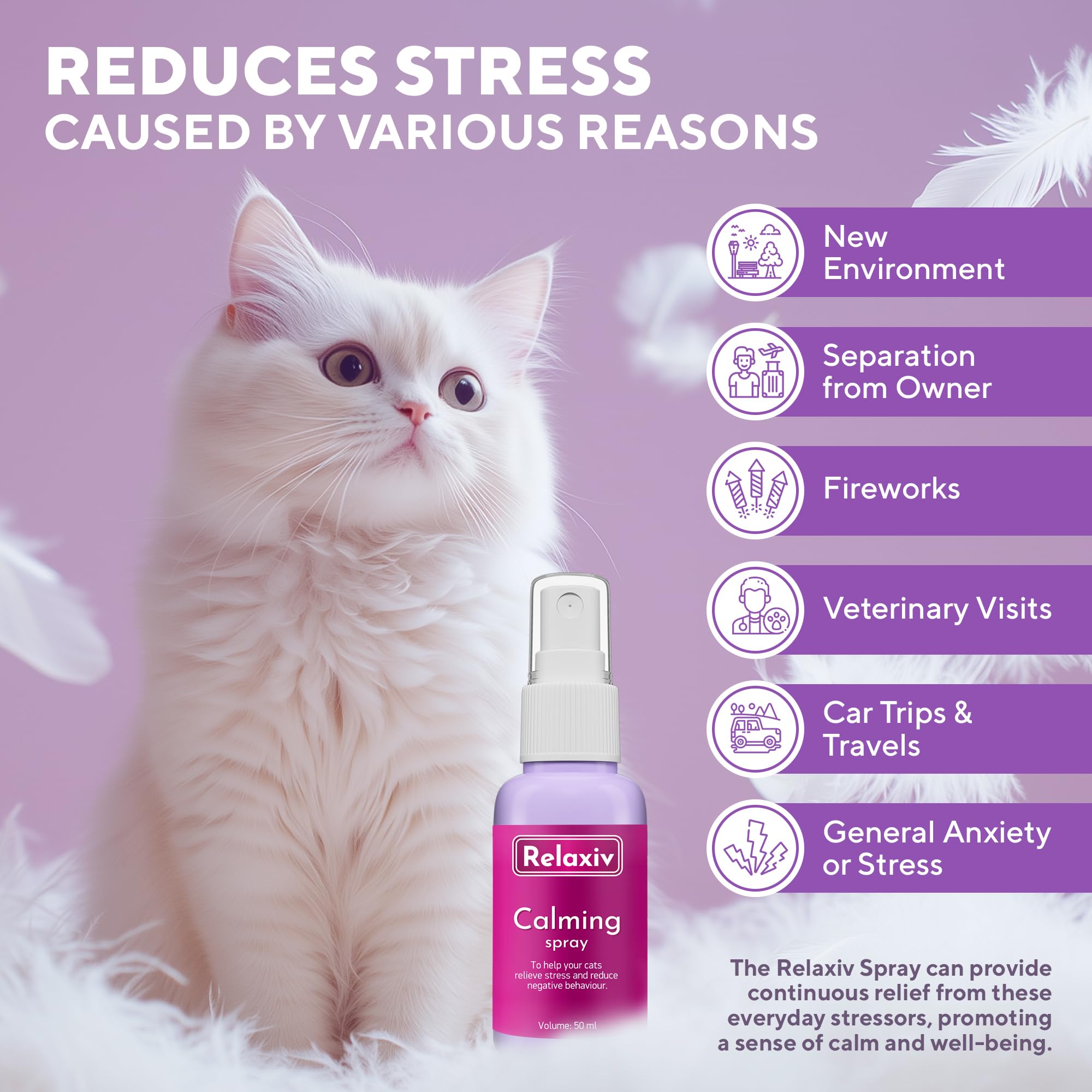 Relaxivet buse et texture du spray pour application précise et sûre
