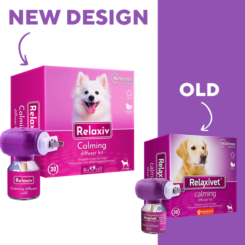 Relaxivet kit ouvert avec composants et manuel pour une installation facile