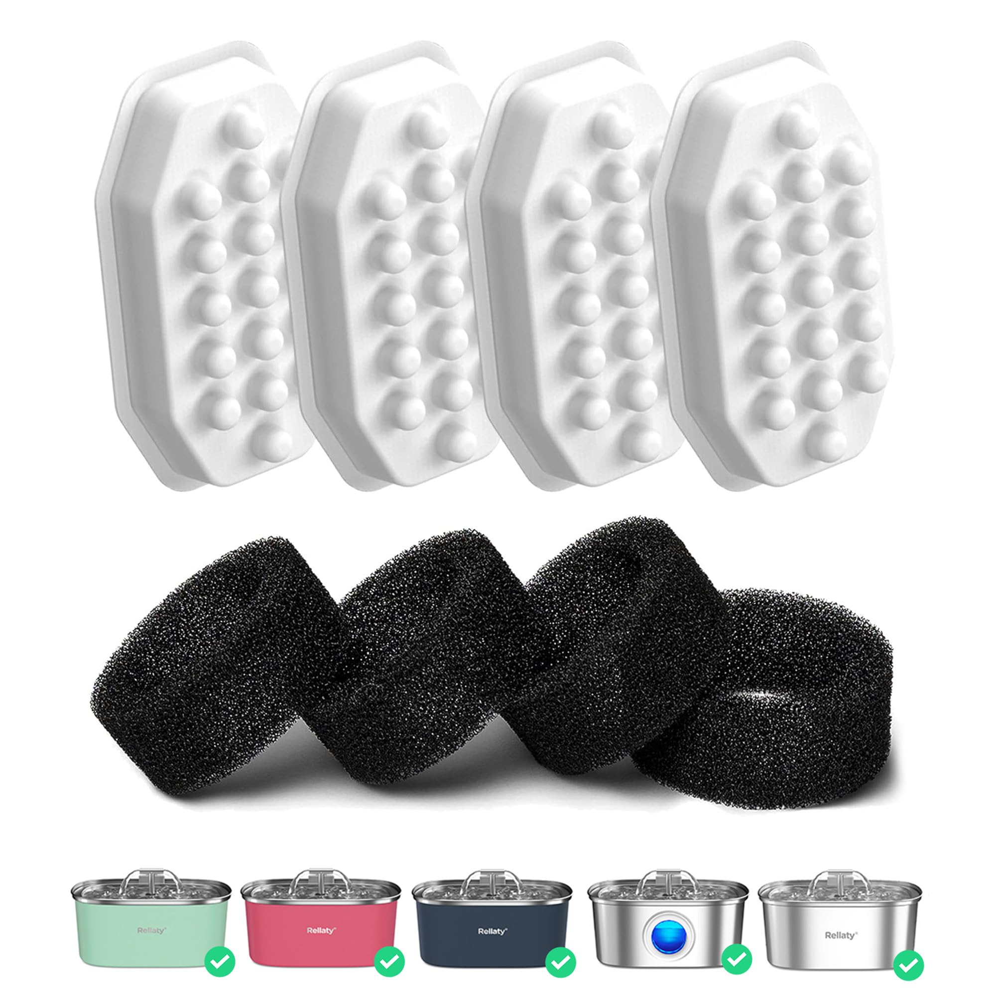Rellaty emballage pack de 12 filtres scellés, stockage hygiénique