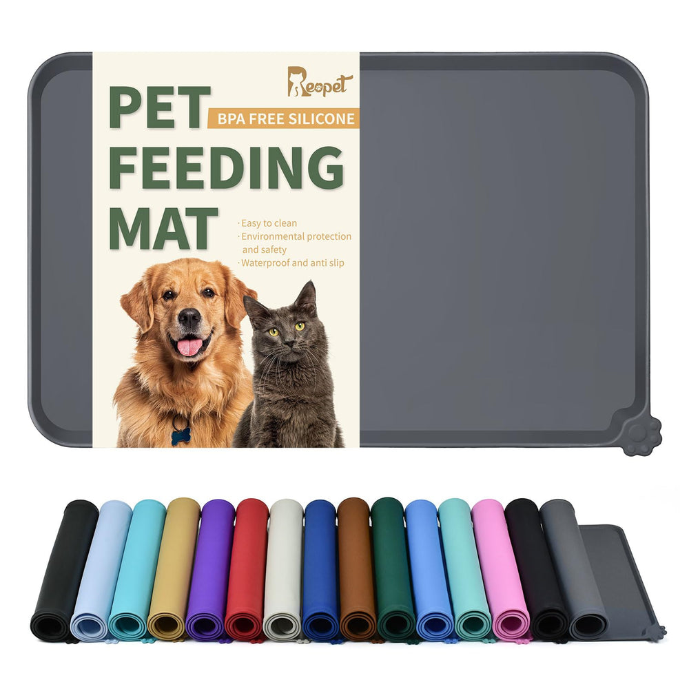Reopet vue frontale du tapis avec emballage montrant protection des sols