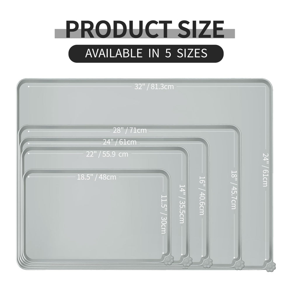 Reopet tapis gros plan texture antidérapante stabilise les gamelles