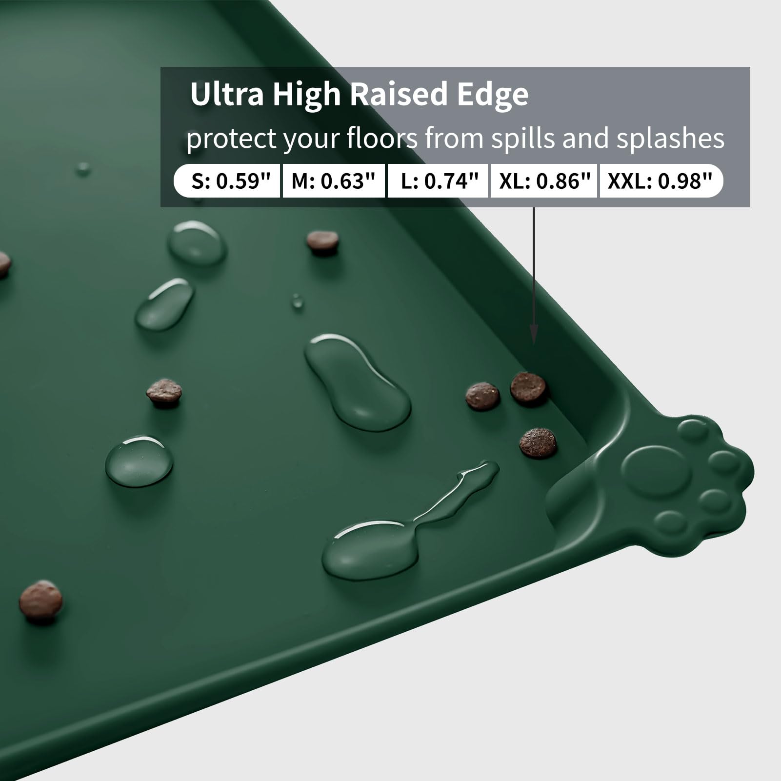 Reopet surface texturée qui stabilise bols et empêche glissements