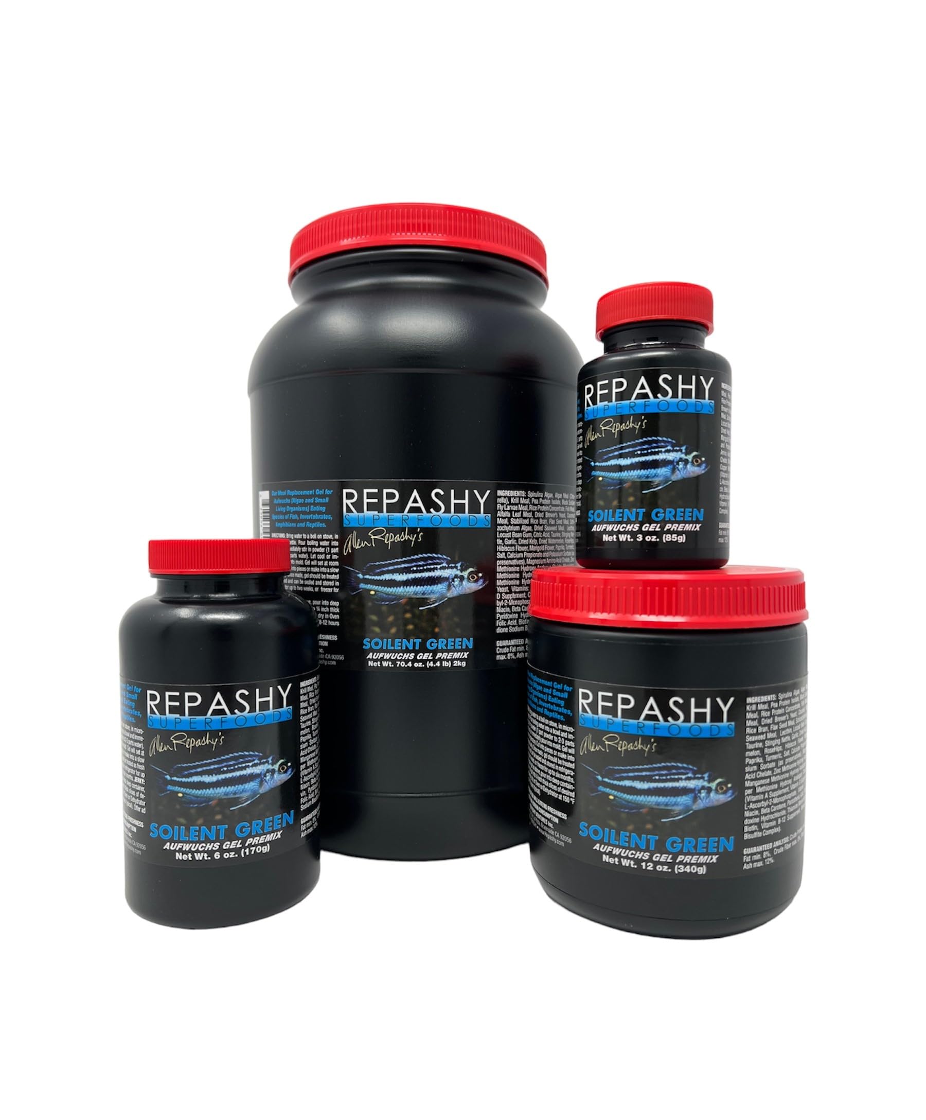 Repashy Soilent Green gros-plan sur texture gel adhérente pour alimentation naturelle
