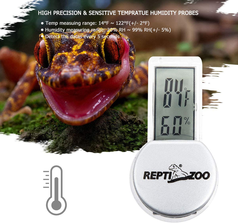 REPTI ZOO en usage dans terrarium contrôle continu de conditions