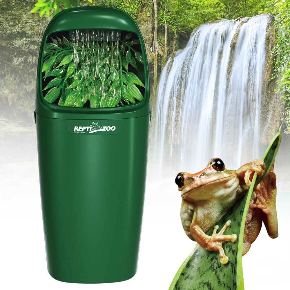 REPTI ZOO fontaine face avant décor naturel et facilité d'accès pour boire