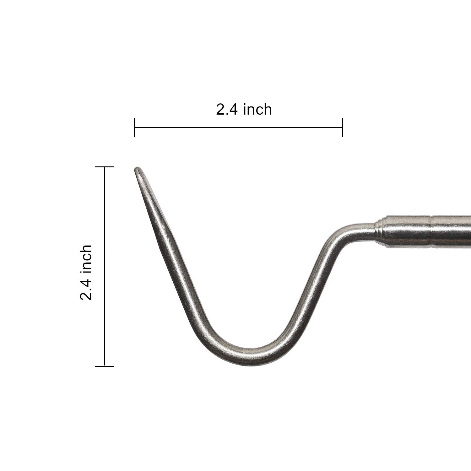 REPTI ZOO canne entièrement étendue à 60 cm, distance de manipulation utile