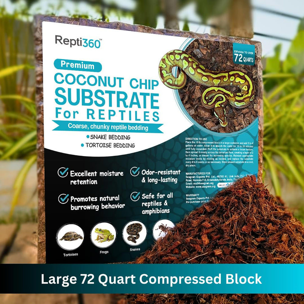 Repti360 étiquette et ingrédients naturels, garantit composition pure