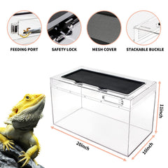 Reptile Growth base en polycarbonate anti-explosion résistant aux températures extrêmes