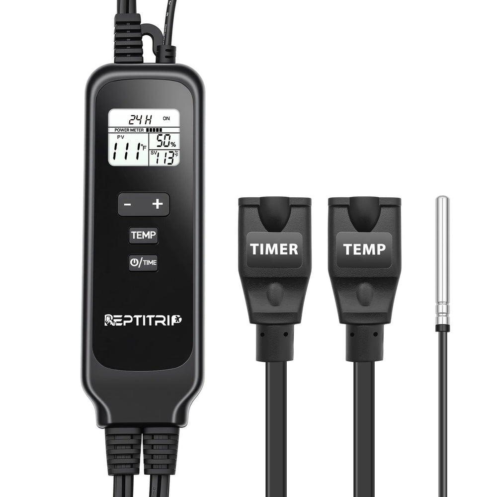 REPTITRIP face avant montrant boutons et prises pour contrôle pratique