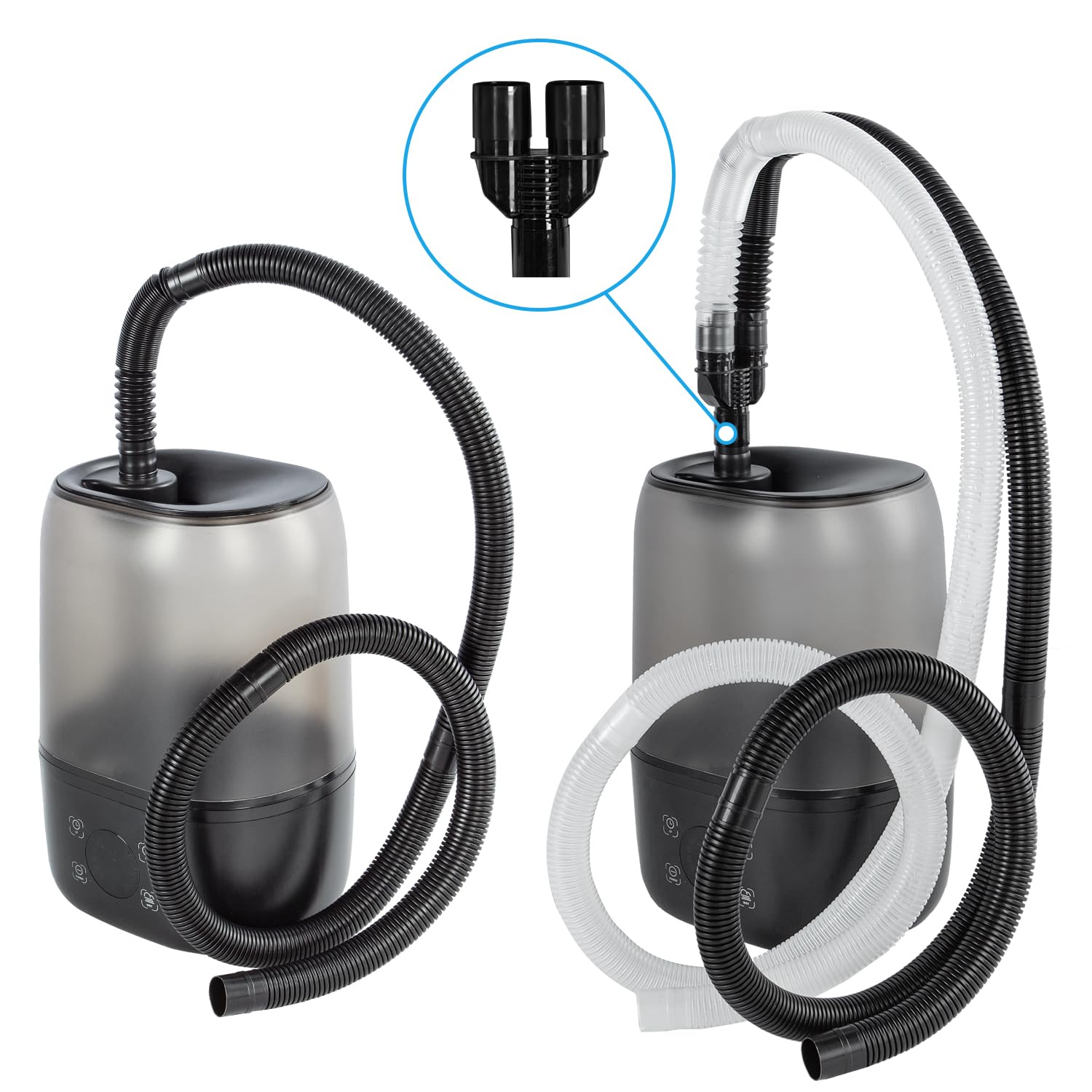 REPTIZOO comparaison d'échelle montrant la longueur modulable des tubes pratique