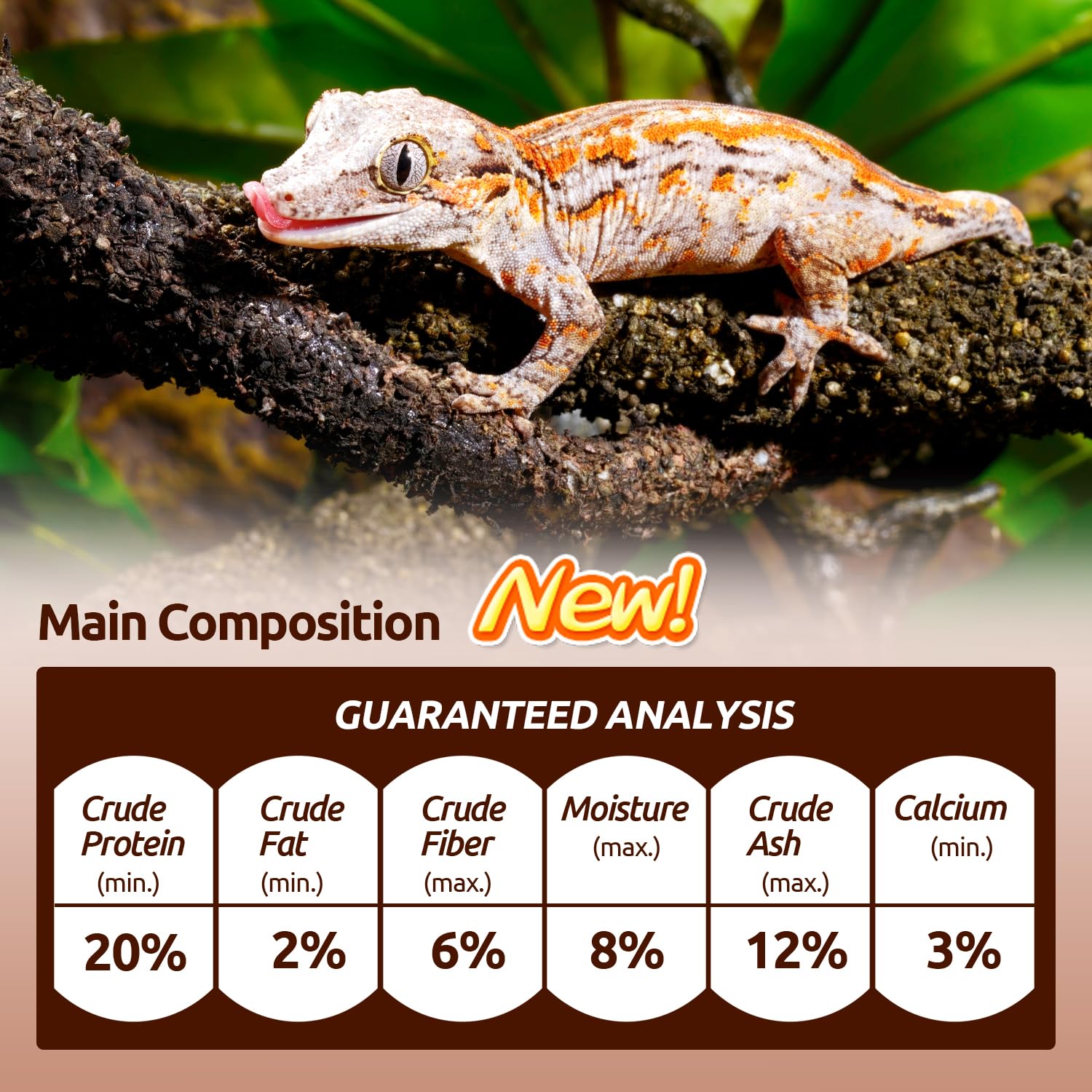 REPTIZOO FRIENDLY comparaison de taille 56 g pour évaluer quantité pratique