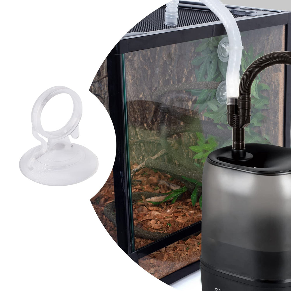 REPTIZOO assortiment de tuyaux blanc et noir pour une installation discrète