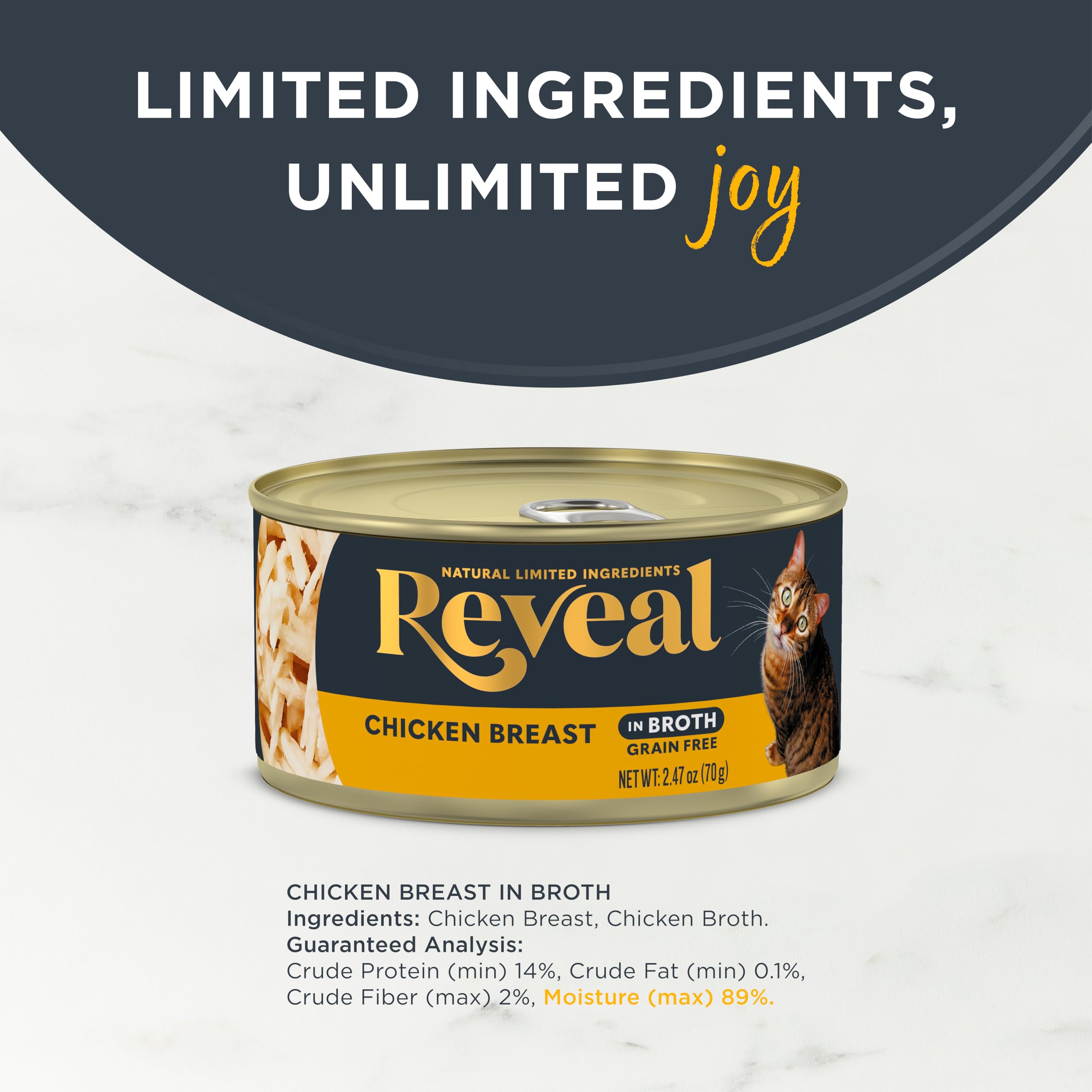 Reveal gros plan sur la texture effilochée du poulet, digestion facilitée
