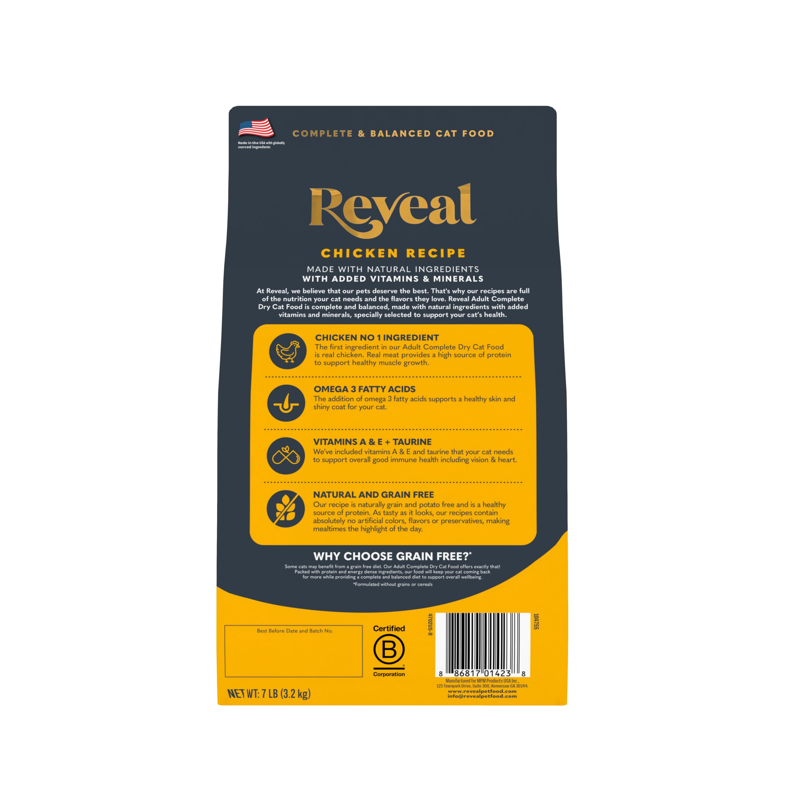 Reveal texture croquette détail montrant croquant et ingrédients sains pour appétence