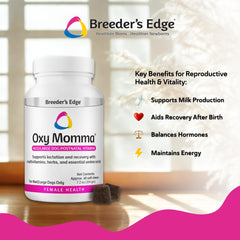 Revival Animal Health friandise Oxy Momma dans une main pour administration simple