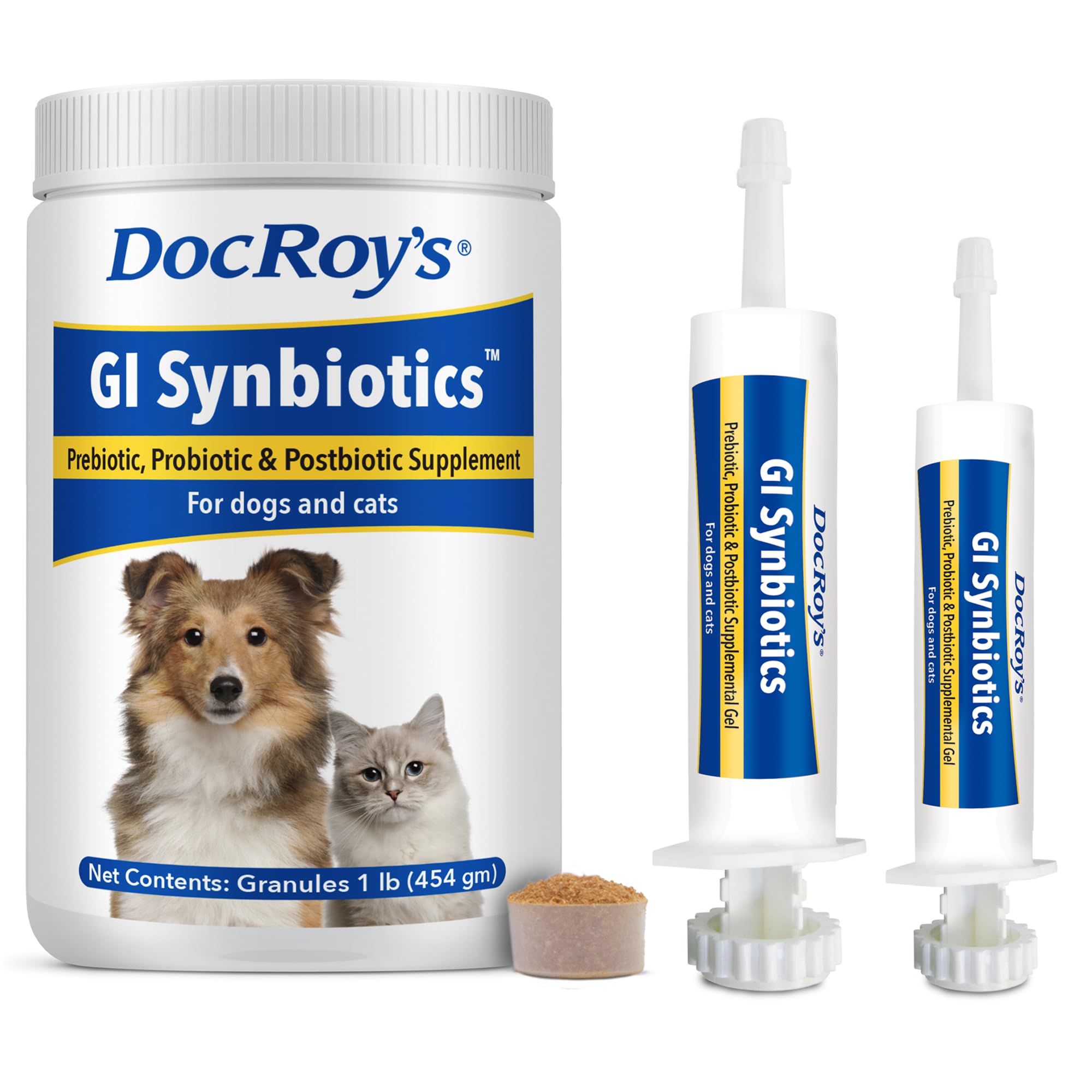 Revival Animal Health chien mangeant nourriture saupoudrée Doc Roy's montre appétence