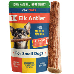 REXIPETS emballage avant affichant bois de cerf durable et sans odeur