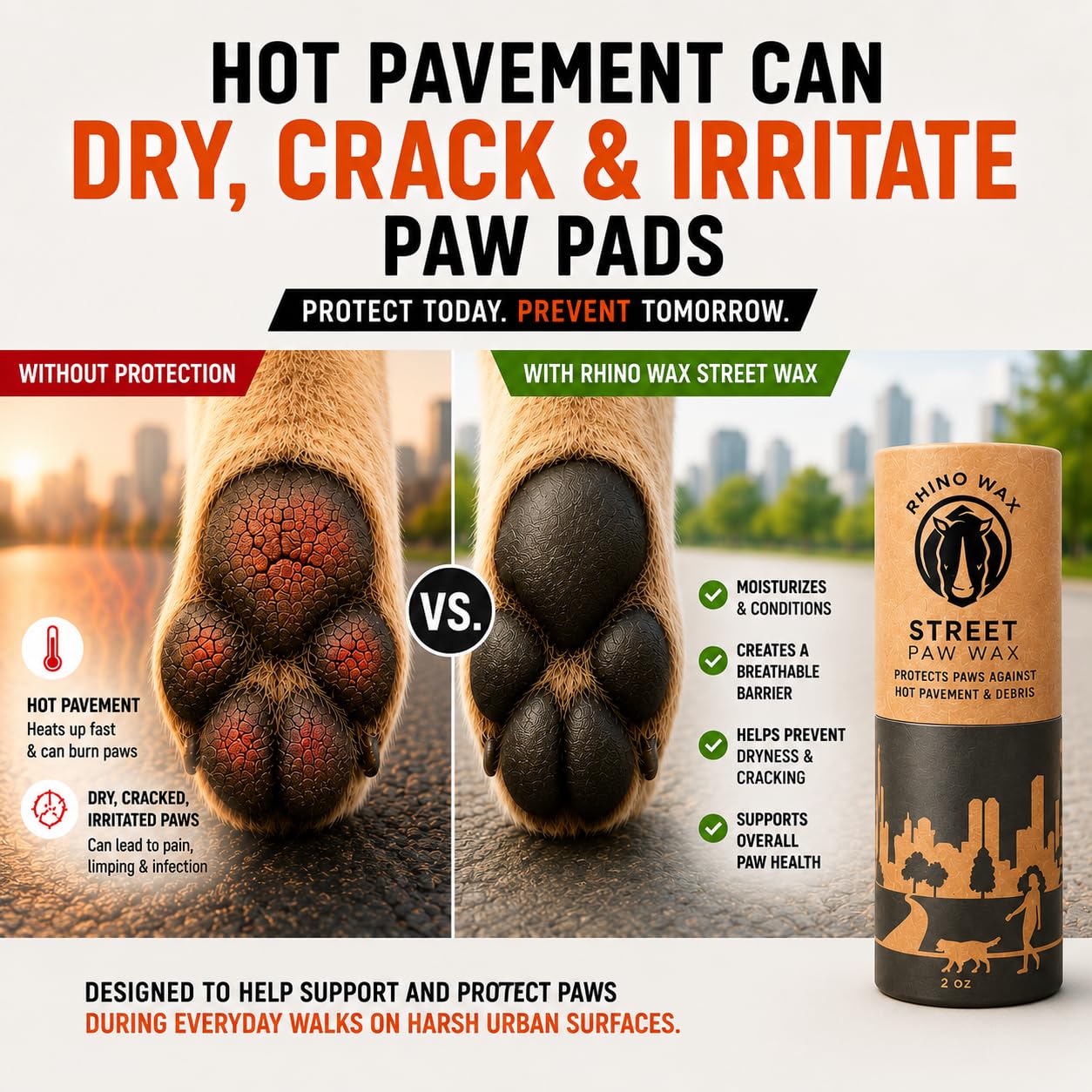 Rhino Wax applicateur en main pour application précise et rapide