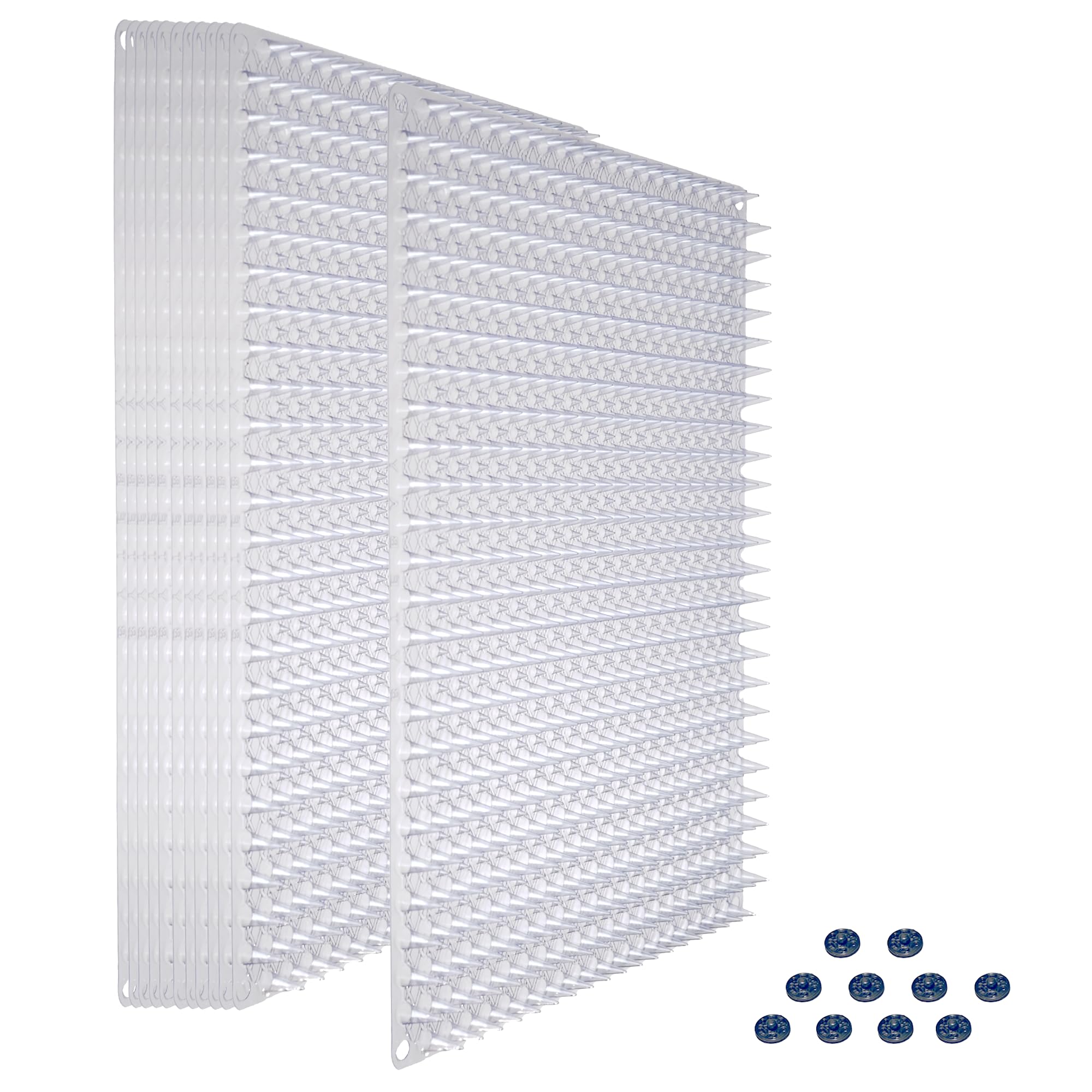 Ridgesun vue avant du lot 12 pièces montrant couverture et transparence protectrice