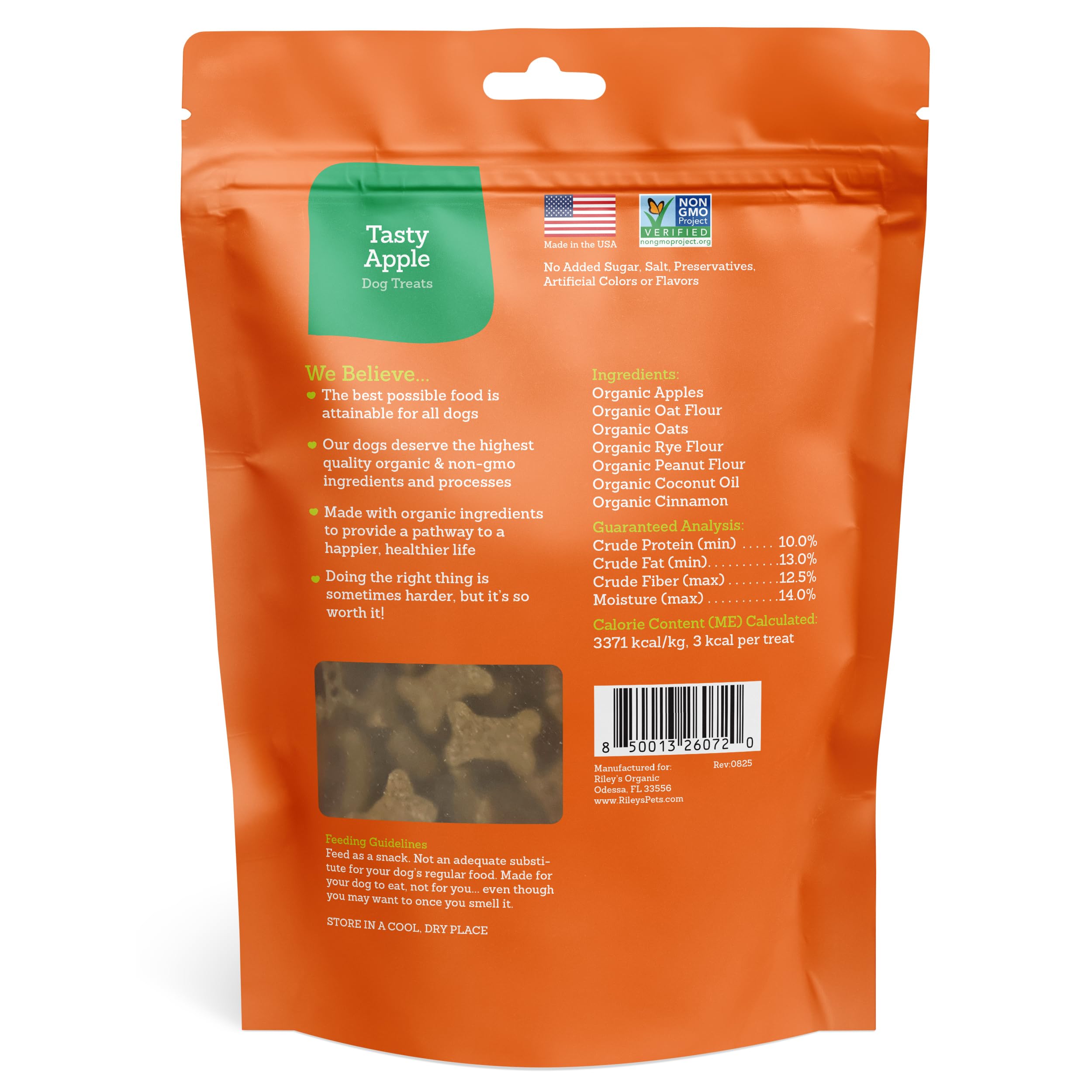 Riley's friandises dans un bol illustrant portion pour petit chien