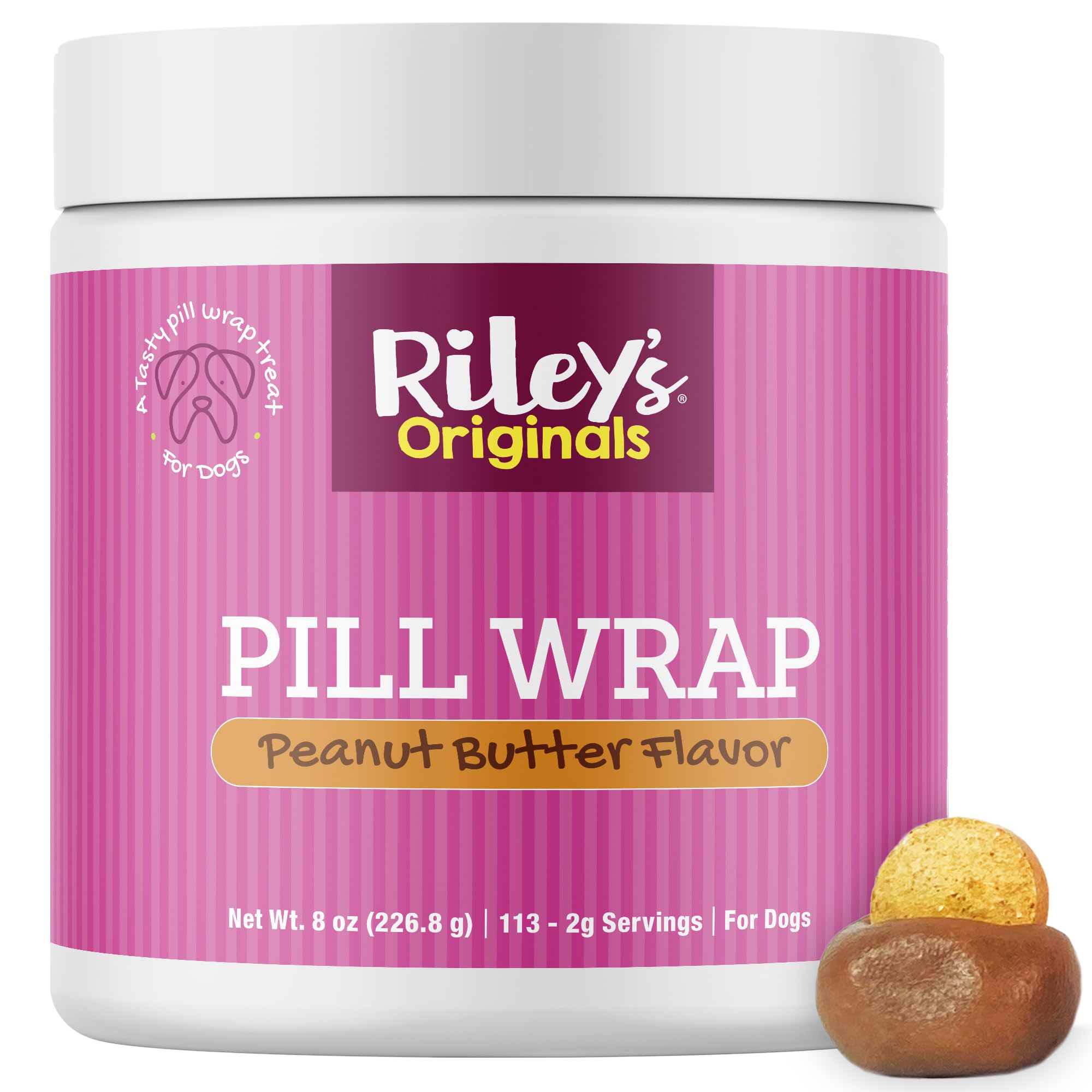 Riley's pot face avant montrant l'emballage et le format pratique