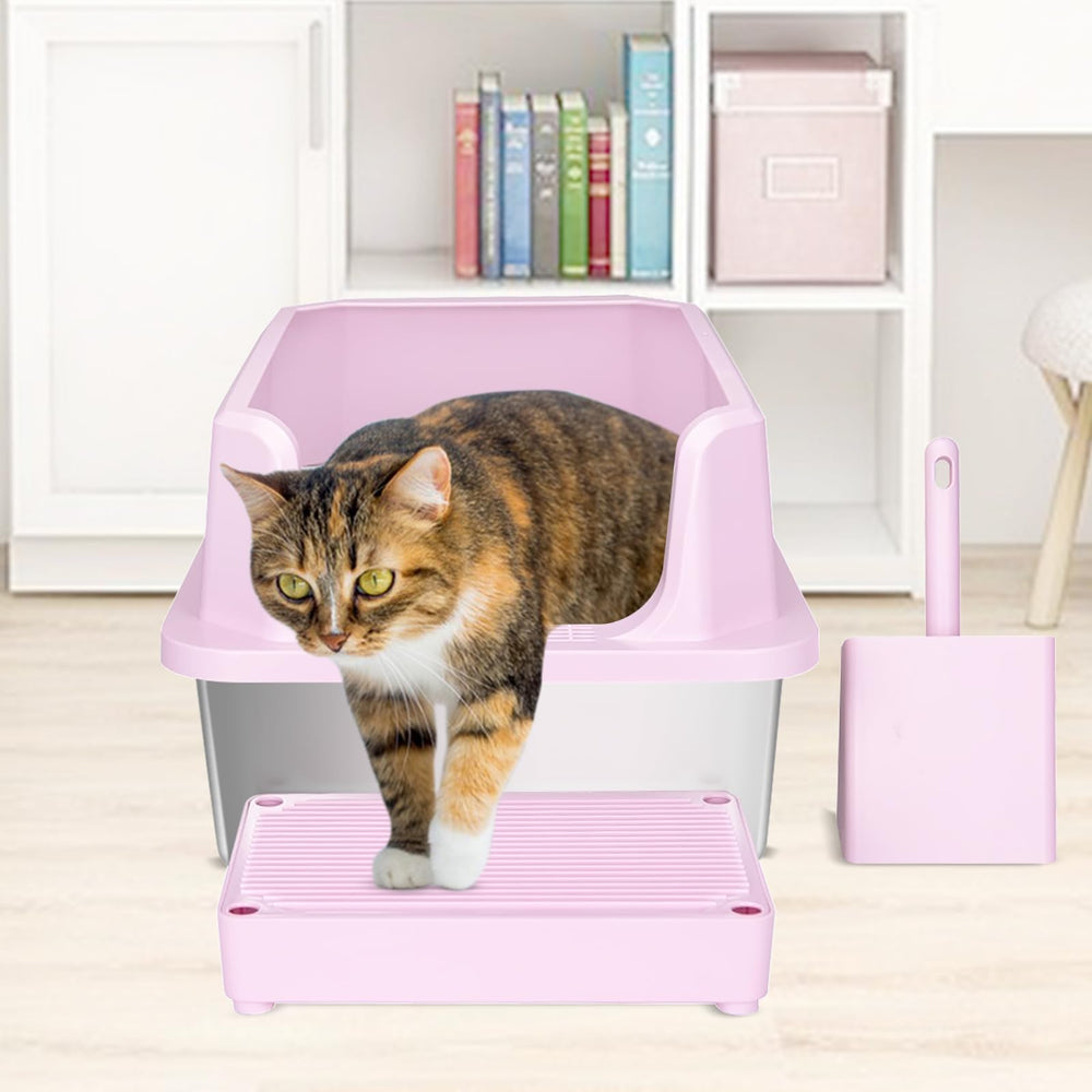 RIZZARI bac en usage avec chat illustrant confort et accessibilité