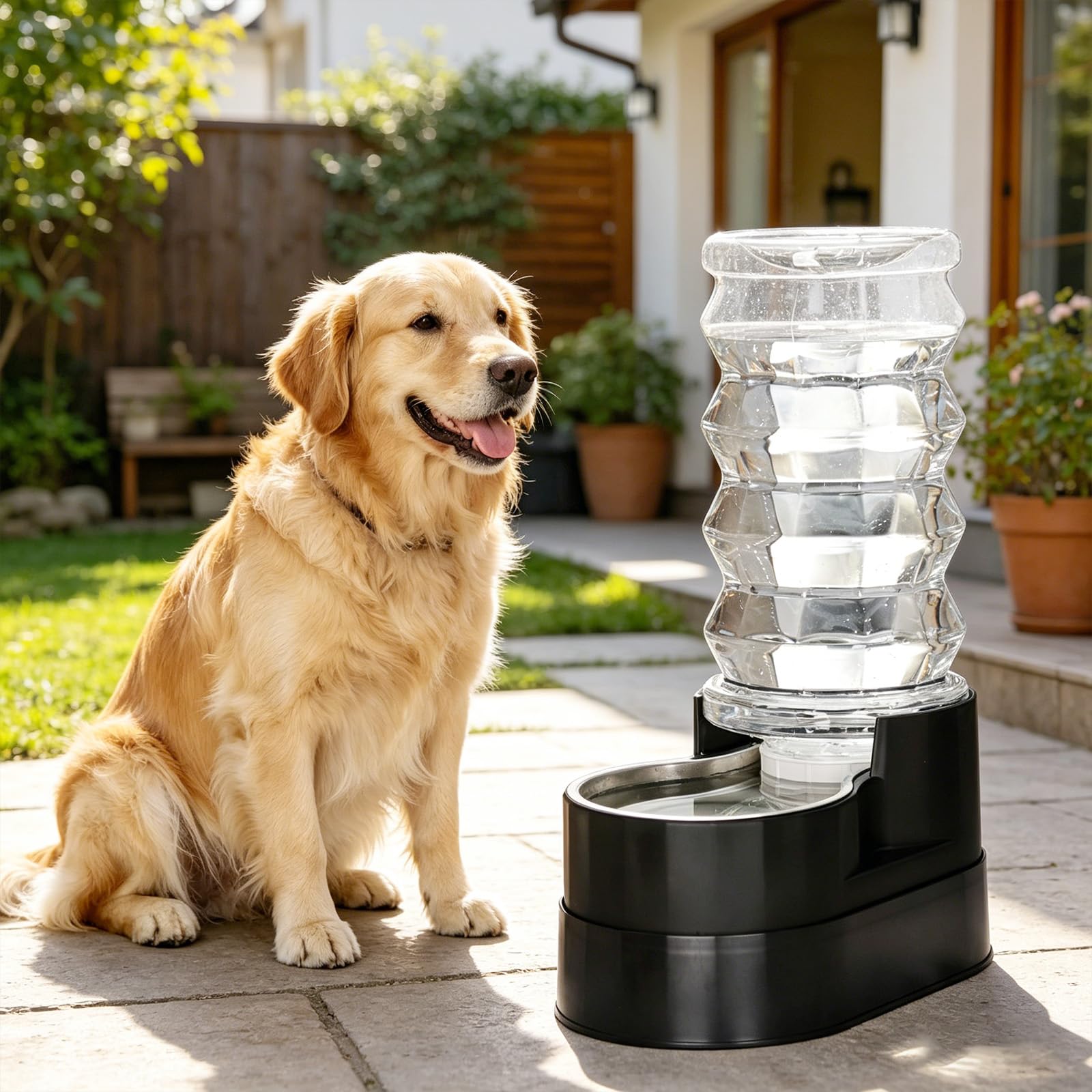 RIZZARI distribution d'eau pour plusieurs animaux réduisant remplissages
