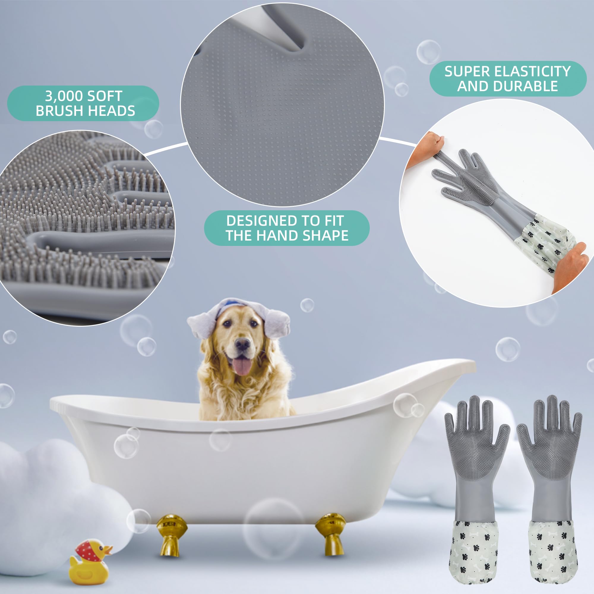 ROBATUN étiquette indiquant matériau silicone durable et résistance à la chaleur