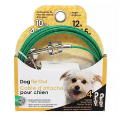 Rocky Mountain Goods vue de face du câble avec mousquetons, sécurise petit chien